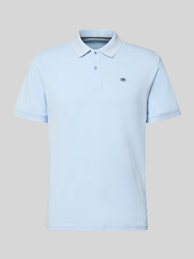 Tom Tailor Regular Fit Poloshirt aus reiner Baumwolle Hellblau 2