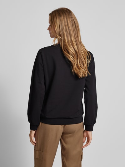 LIU JO SPORT Sweatshirt met labeldetail Zwart - 5