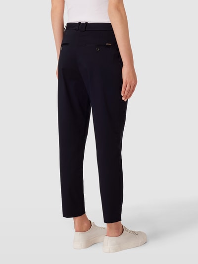 BOSS Stoffhose mit Hakenverschluss Modell 'Tetida' Marine 5