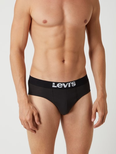 Levi's® Slip mit Stretch-Anteil im 6er-Pack Black 3