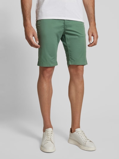 Pierre Cardin Bermudas in unifarbenem Design Khaki 4