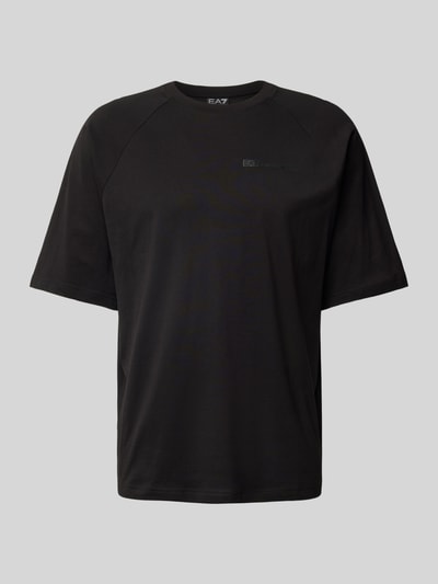 EA7 Emporio Armani T-Shirt mit Label-Detail Black 2