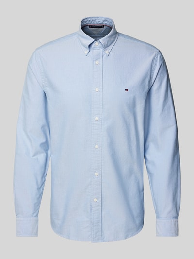 Tommy Hilfiger Regular Fit Freizeithemd mit Button-Down-Kragen Hellblau 1