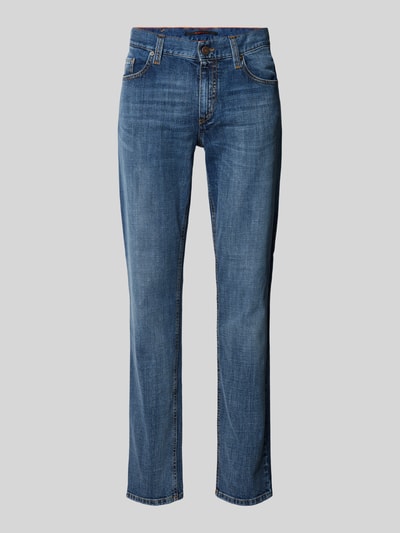 ALBERTO Regular fit jeans in 5-pocketmodel, model 'PIPE' Blauw - 2