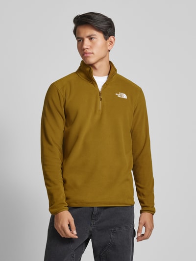 The North Face Sweatshirt mit Label-Stitching Modell 'GLACIER' Mud 4