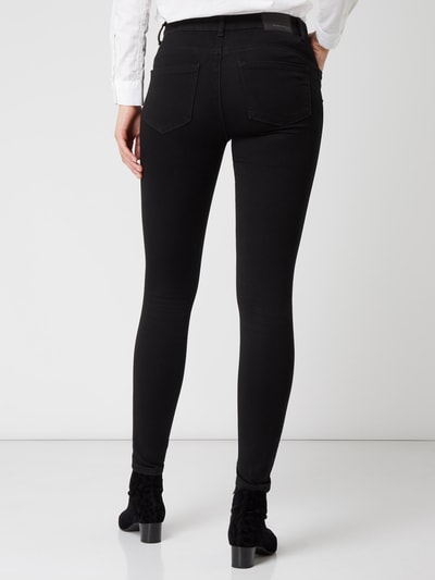 Vero Moda Jeansy o kroju Skinny Fit z dodatkiem streczu  Czarny 5