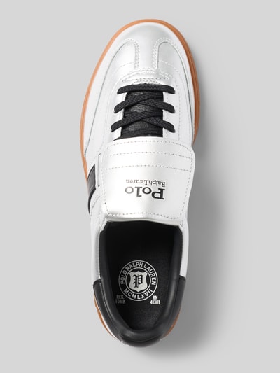 Polo Ralph Lauren Sneakersy z naturalnej skóry bydlęcej  model 'BEDFORD' Srebrny 3