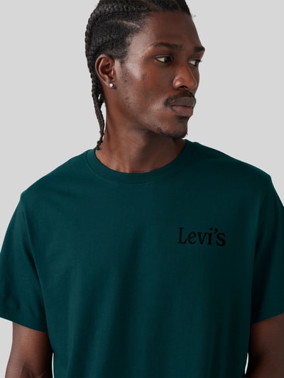 Levi's® Relaxed Fit T-Shirt aus reiner Baumwolle Dunkelgruen 3
