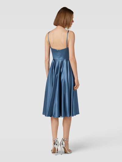 Laona Cocktailkleid mit Wasserfallausschnitt Rauchblau 5