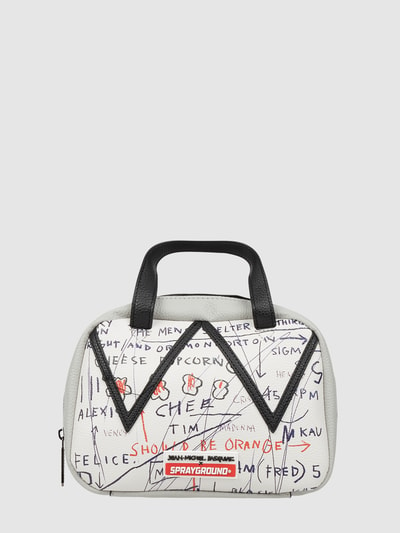 Sprayground Tasche in Leder-Optik mit Print  Weiss 2