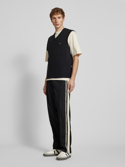 Balr. Straight fit sweatpants met labeldetail Zwart - 1