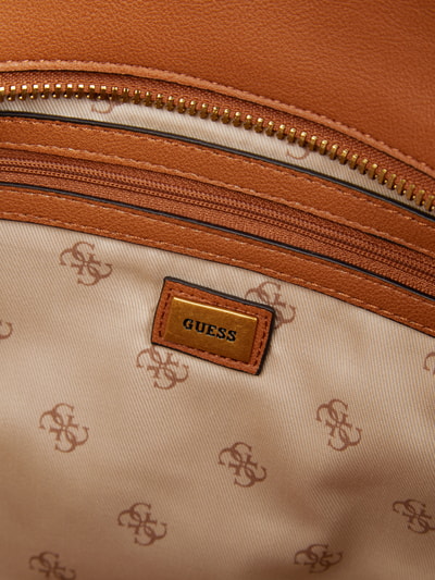 Guess Torba shopper z materiału skóropodobnego  Koniakowy 3