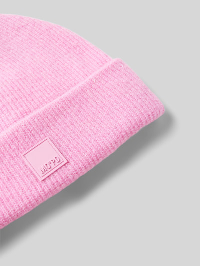 Marc O'Polo Denim Beanie met labeldetail Rosé - 2