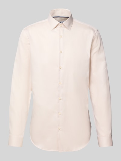 Jake*s Slim Fit Business-Hemd mit Knopfleiste Sand 2