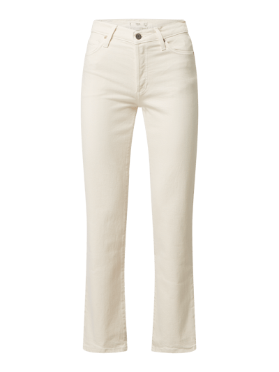 Mango Straight Fit Jeans mit Stretch-Anteil  Weiss 1