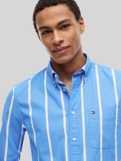 Tommy Hilfiger Regular Fit Freizeithemd aus reiner Baumwolle Bleu 3