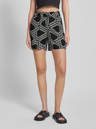 Vero Moda Shorts met elastische band Zwart - 4