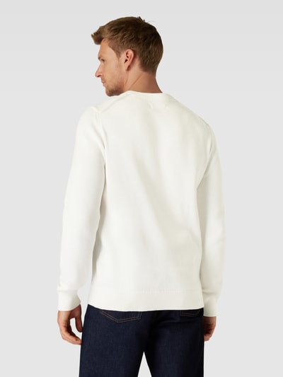 s.Oliver RED LABEL Strickpullover mit Label-Stitching Offwhite 5