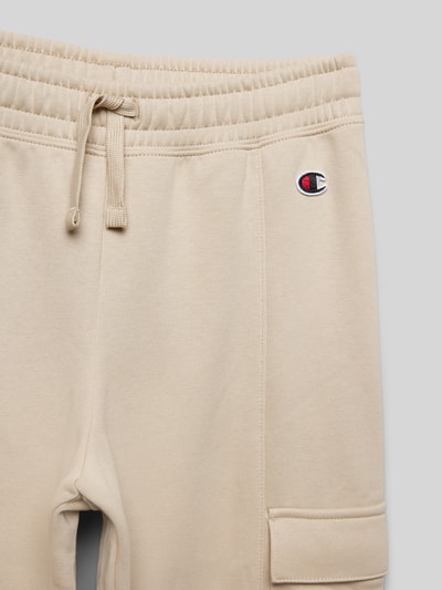 CHAMPION Wide fit sweatbroek met cargozakken Beige - 2