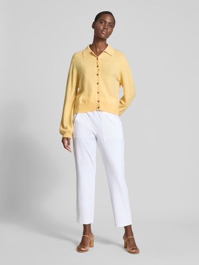 Raffaello Rossi Spodnie materiałowe o kroju regular fit o skróconym kroju model ‘IRA’ Biały 1