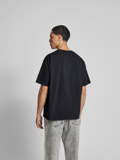 RHUDE T-Shirt mit Strasssteinbesatz Anthrazit 5