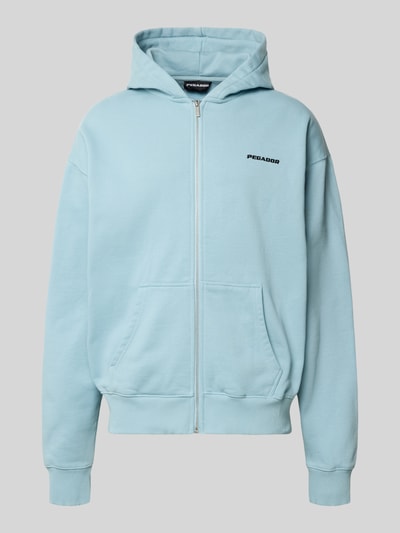 Pegador Oversized sweatjack met logo Lichtblauw - 2