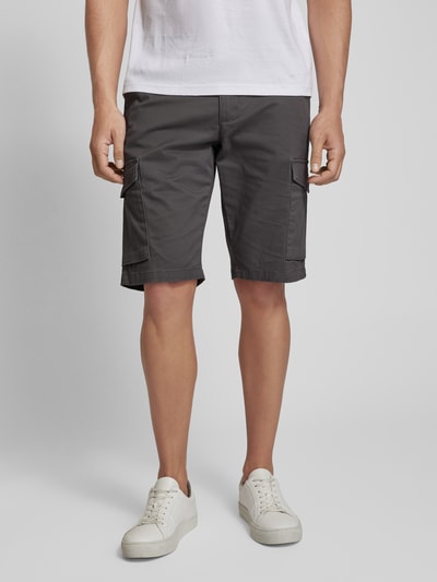 Tommy Hilfiger Cargoshorts mit aufgesetzten Taschen Modell 'JOHN' Dunkelgrau 4