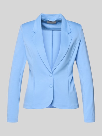 FREE/QUENT Żakiet o kroju slim fit z dodatkiem wiskozy Model 'Nanni' Błękitny 2