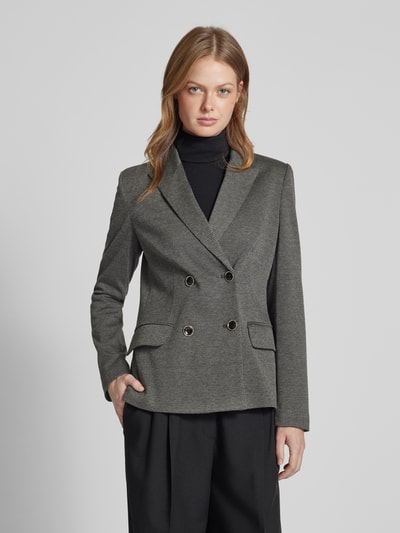 Christian Berg Woman Selection Blazer met reverskraag Antraciet - 4