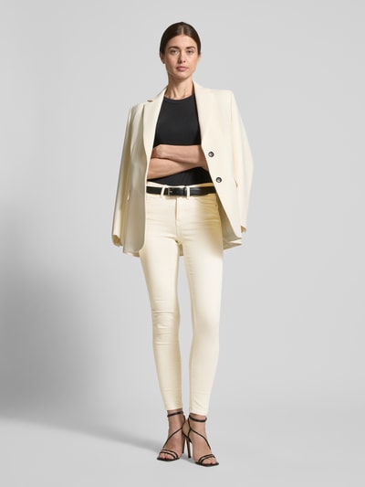 Vero Moda Skinny Fit Jeans mit Baumwoll-Anteil Modell 'FLASH' Offwhite 1