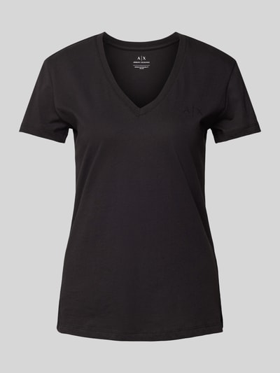 ARMANI EXCHANGE T-shirt met V-hals Zwart - 2