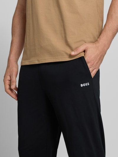BOSS Comfort Fit Sweathose aus Baumwoll-Mix Modell 'MIX&MATCH PANTS' Black 3