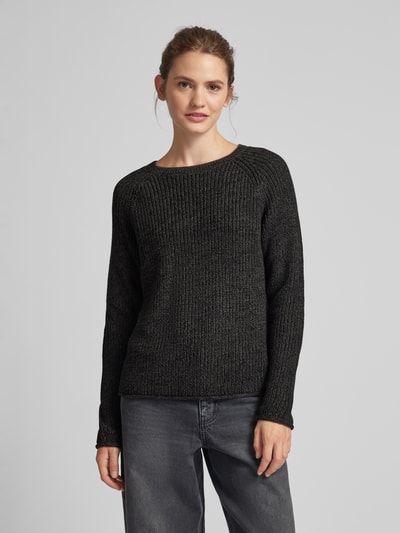 QS Gebreide pullover met raglanmouwen Lichtgrijs - 4