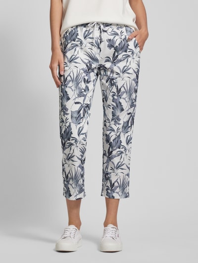 Toni Dress Spodnie materiałowe o skróconym kroju slim fit model ‘SUE’ Niebieski 4