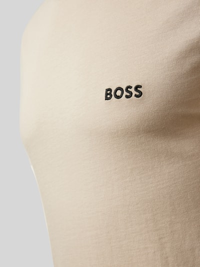 BOSS T-shirt z okrągłym dekoltem w zestawie 3 szt. model ‘Classic’ Piaskowy 2