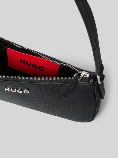 HUGO Hobo Bag in Leder-Optik Modell 'Chris' Black 4