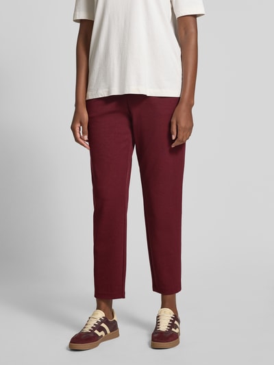 s.Oliver RED LABEL Regular Fit Jogpants mit Viskose-Anteil Bordeaux 4