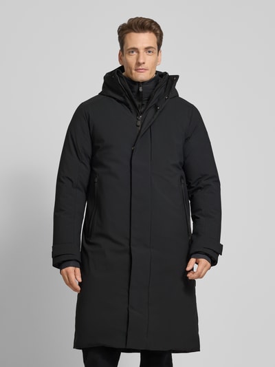 SAVE THE DUCK Parka mit Kapuze Modell 'Roderick' Black 4