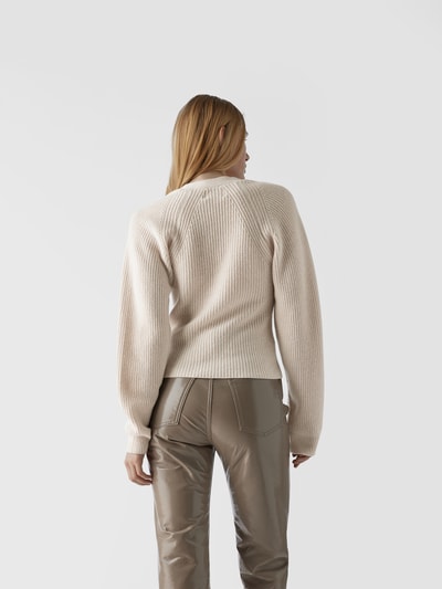 LouLou Studio Pullover aus Kaschmir Beige meliert 5