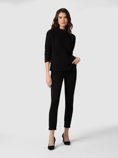 Christian Berg Woman Jeansy barwione o kroju skinny fit Czarny 1