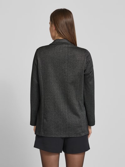 Tom Tailor Długi żakiet o kroju regular fit z dodatkiem bawełny Antracytowy 5