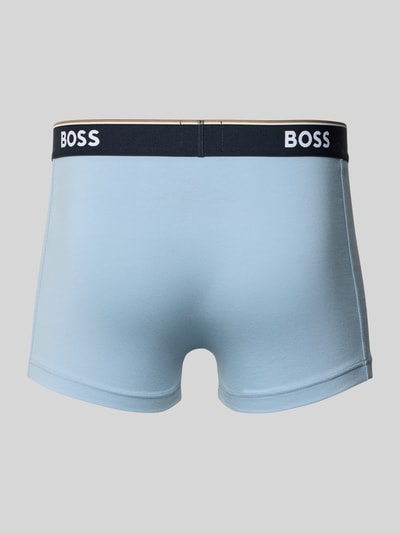 BOSS Obcisłe bokserki o kroju regular fit z mieszanki bawełny i elastanu w zestawie 3 szt. Jasnoniebieski 3