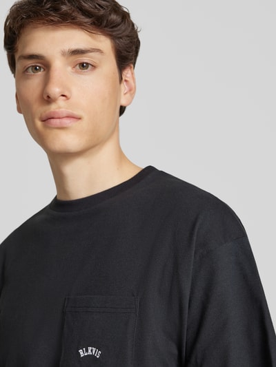 BLKVIS T-shirt met borstzak Zwart - 3