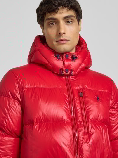 Polo Ralph Lauren Steppjacke mit Label-Stitching Rot 3