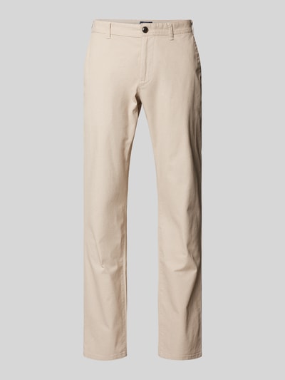 MCNEAL Slim Fit Chino mit Strukturmuster Beige 1