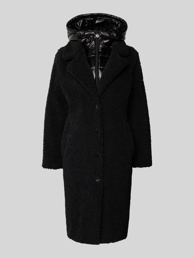 Frieda & Freddies Płaszcz z pikowaną wstawką model ‘GINE2’ Czarny 2