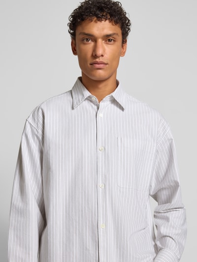 ANNARR Regular Fit Freizeithemd mit Kentkragen Modell 'VOLUND' Weiss 3