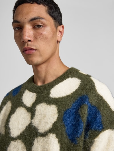 Closed Wollpullover mit Alpaka-Anteil Oliv 3