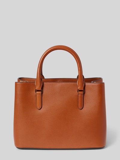 Lauren Ralph Lauren Handtasche mit Label-Applikation Modell 'MARCY' Cognac 4