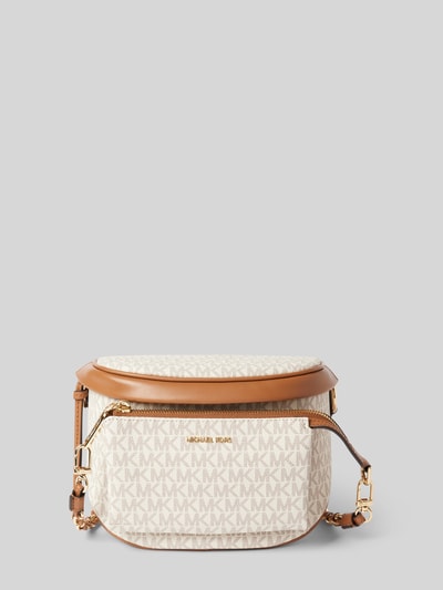 MICHAEL Michael Kors Handtasche mit Label-Applikation Modell 'SLATER' Offwhite 2